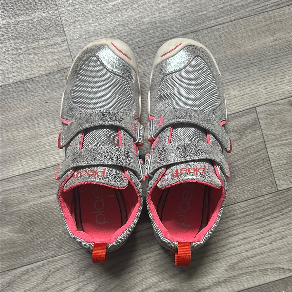 Plae Kids Shoes - Silver and Pink